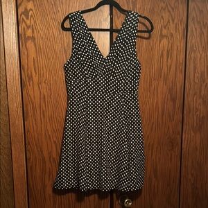 Nikibiki Black and White Fit and Flare Mini Dress